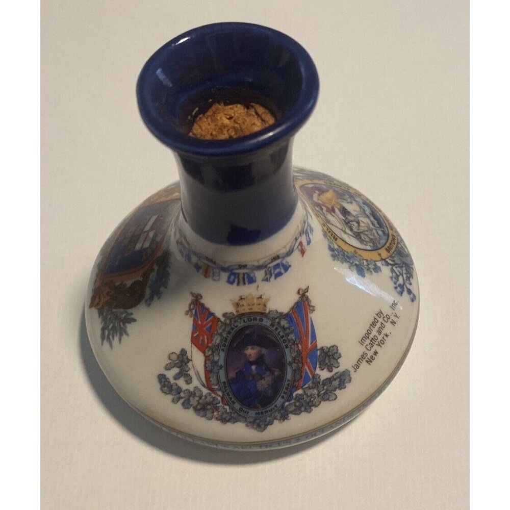 Vint. Mini Bottle Shot British Navy Pusser's Original w Stuck Cork Grandpa core